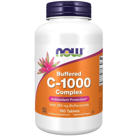 Now Foods Witamina C 1000 Mg Complex Buforowana 180 Tabletek Sklep