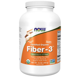 Now Foods Fiber-3 Organic 454 g