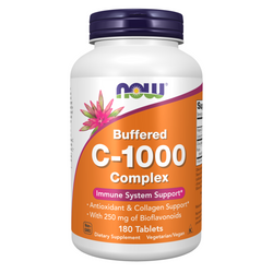 Now Foods Witamina C 1000 mg Complex Buforowana 180 tabletek