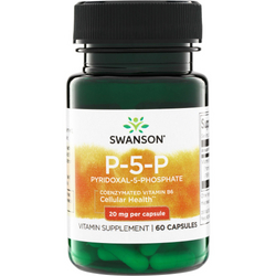Swanson Witamina B6 P-5-P 20 mg 60 kapsułek