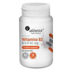 Aliness Witamina B2 Ryboflawina R-5-P 40 mg 100 tabletek vege