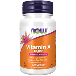 Now Foods Witamina A 10000 iu 100 kapsułek