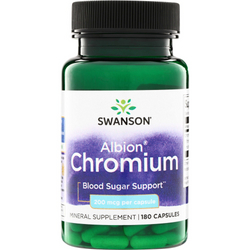 Swanson Albion Chelat Chromu 200 mcg 180 kapsułek