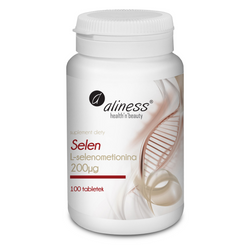 Aliness Selen Select L-selenometionina 200 mcg 100 tabletek