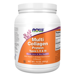 Now Foods Multi Collagen Protein Types I, II, III Puder 454 g