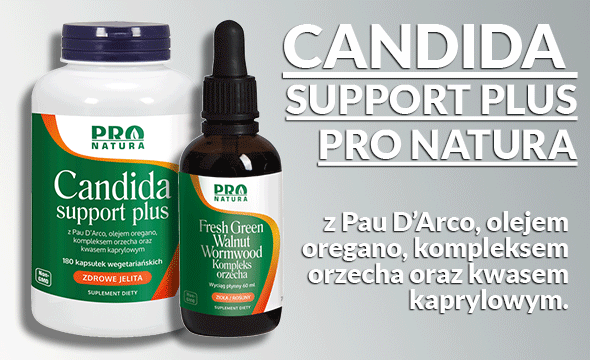 Candida Support Plus - Wsparcie jelit.