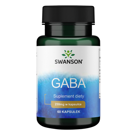 Swanson GABA (Kwas Gamma Aminomasłowy) 250 mg 60 kapsułek