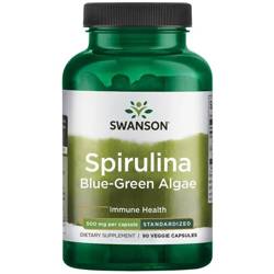 Swanson Spirulina Blue-Green Algae 500 mg 90 kapsułek