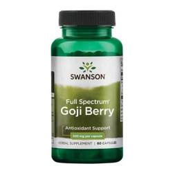 Swanson Goji (Wolfberry) 500 mg 60 kapsułek