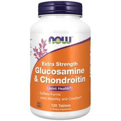 Now Foods Glukozamina i Chondroityna Extra Strength 120 tabletek