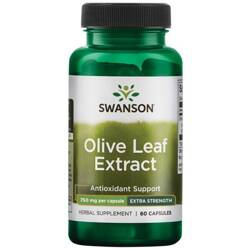 Swanson Liść Oliwny (Olive Leaf) Extract 750 mg 60 kapsułek