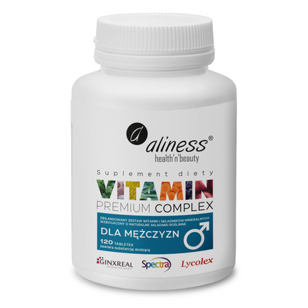 Aliness Vitamin Premium Complex dla Mężczyzn 120 tabletek