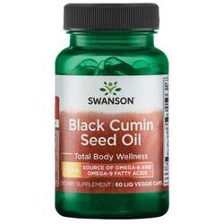 Swanson Czarny Kmin (Black Cumin) Olej 500 mg 60 kapsułek