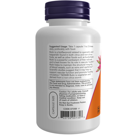 Now Foods Rutyna 450 mg 100 veg kapsułek