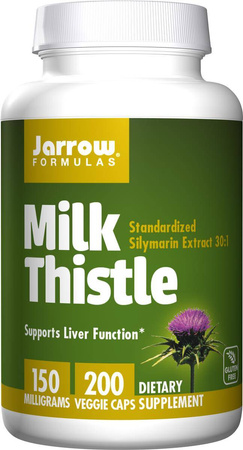 Jarrow Ostropest Plamisty (Milk Thistle) 150 mg 200 kapsułek