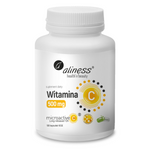 Aliness Witamina C 500 mg 100 kapsułek vege o przedłużonym wchłanianiu