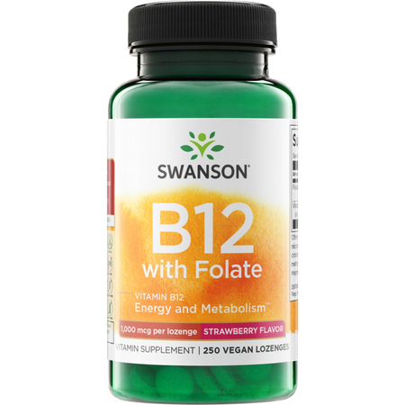 Swanson Witamina B12 1000 mcg 250 tabletek do ssania