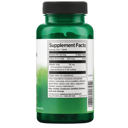 Swanson Kelp (Jod) 250 tabletek
