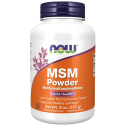 Now Foods MSM Metylosulfonylometan 100% Puder 227 g