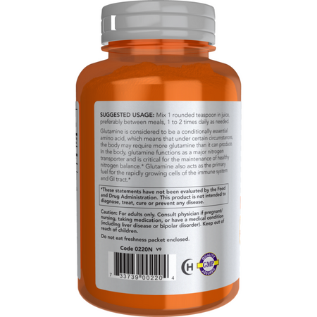 Now Foods L-Glutamina Puder 170 g