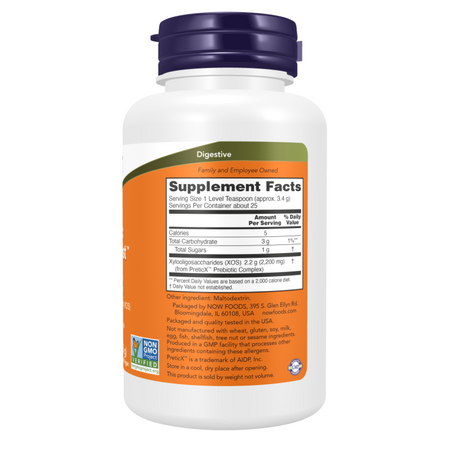 Now Foods Prebiotic Bifido Boost Puder 85 g