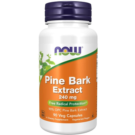 Now Foods Pine Bark Extract 240 mg 90 veg kapsułek