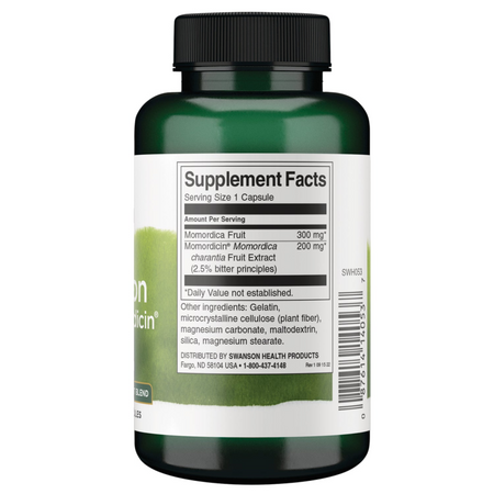 Swanson Gorzki Melon (Momordica Bitter Melon) 200 mg 120 kapsułek