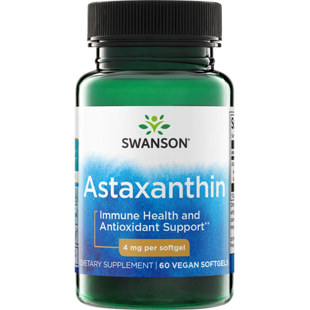 Swanson Astaksantyna (Astaxanthin) 4 mg 60 kapsułek