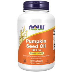 Now Foods Olej z Dyni (Pumpkin Seed Oil) 1000 mg 100 kapsułek