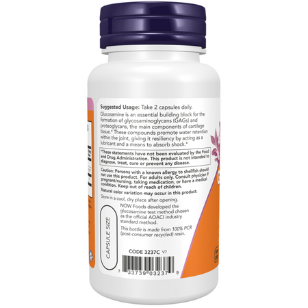 Now Foods Glukozamina 1000 mg 180 kapsułek