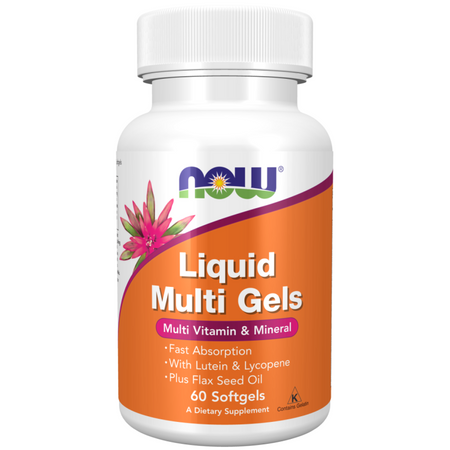 Now Foods Liquid Multi Gels 60 kapsułek