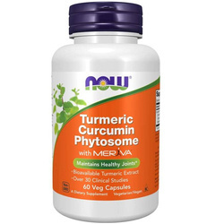 Now Foods Fitosom Kurkuminy (Curcumin Phytosome) 60 kapsułek