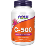 Now Foods Witamina C 500 mg z Dziką Różą 250 tabletek