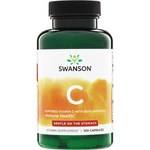 Swanson Witamina C 500 mg Buforowana + Bioflawonoidy 100 kapsułek
