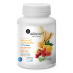 Aliness Witamina C 1000 mg Plus z Cynkiem 100 kapsułek vege