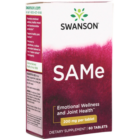 Swanson SAMe 200 mg 60 tabletek