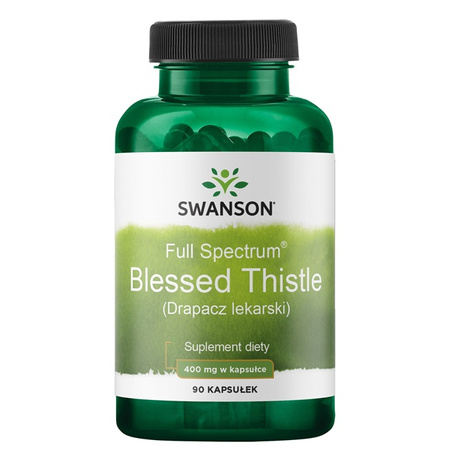 Swanson Drapacz Lekarski (Blessed Thistle) 400 mg 90 kapsułek