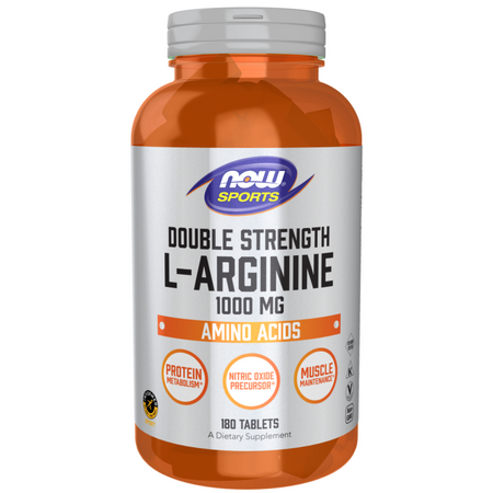 Now Foods L-Arginine 1000 mg Double Strength 180 tabletek