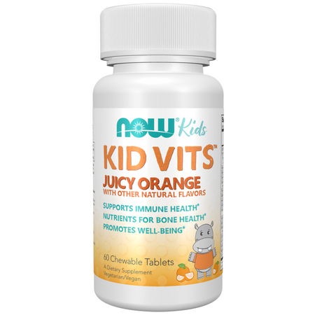 Now Foods Kid Vits Juicy Orange 60 tabletek
