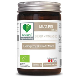 BeOrganic Maca BIO Extract 500 mg 100 tabletek