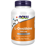 Now Foods L-Ornithine 500 mg 120 veg kapsułek