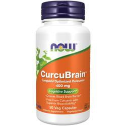 Now Foods CurcuBrain 400 mg 50 kapsułek