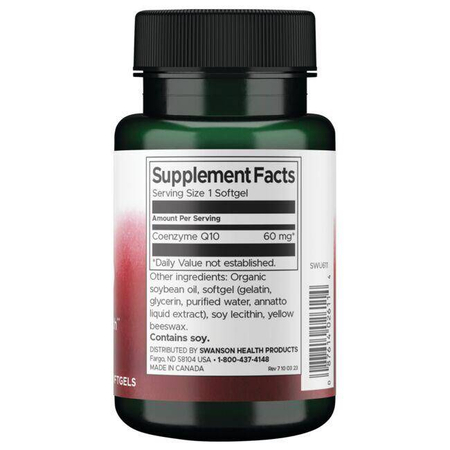 Swanson Koenzym Q10 60 mg 120 kapsułek