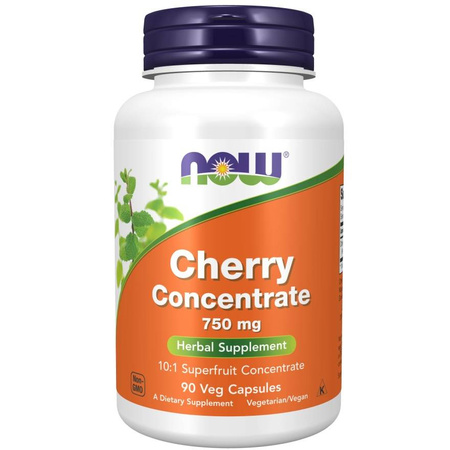 Now Foods Cherry Concentrate 750 mg 90 kapsułek