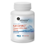 Aliness Olej z Kryla (Krill Oil) 500 mg 60 kapsułek