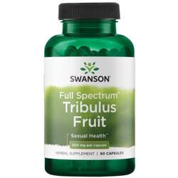 Swanson Buzdyganek (Tribulus Terrestris) Fruit 500 mg 90 kapsułek