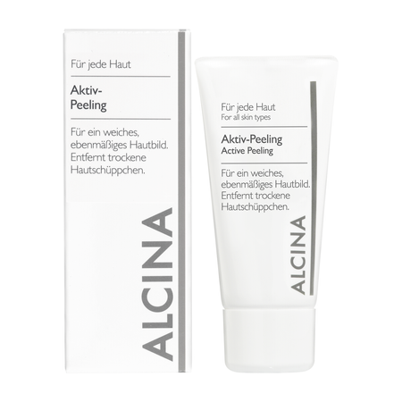 ALCINA For all skin types Active Peeling – peeling do twarzy z granulatem okrzemkowym, 50 ml