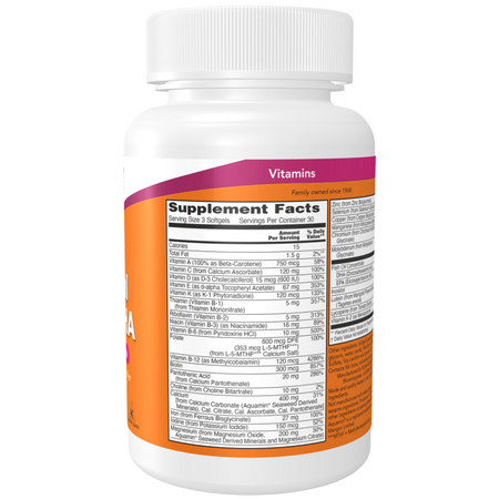 Now Foods Prenatal Gels + DHA 90 kapsułek
