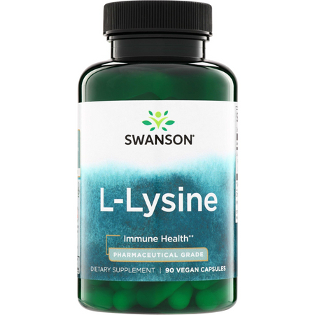 Swanson AjiPure L-Lizyna 500 mg 90 kapsułek