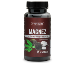 Skoczylas Magnez 4 formy - Czarna Rzepa 60 kapsułek